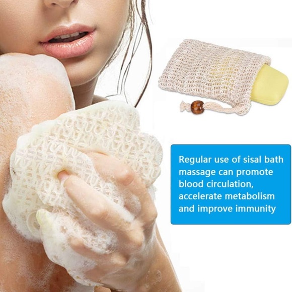 Multipurpose Sisal Soap Pouch - bathing, hand washing, showering, Save soap bits - Picture 8 of 8